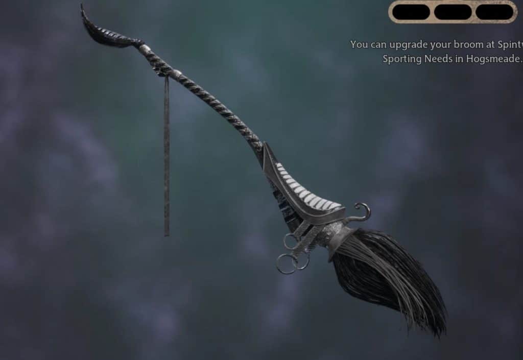 Blk Sky Scythe Broom Hogwarts Legacy Mod